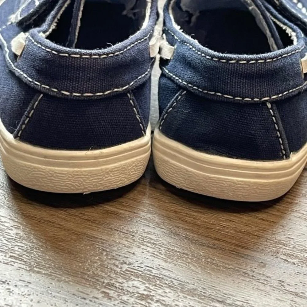 The Children's‎ Place Boys Hook and Loop Navy Slip On Casual Shoes Baby Size 7